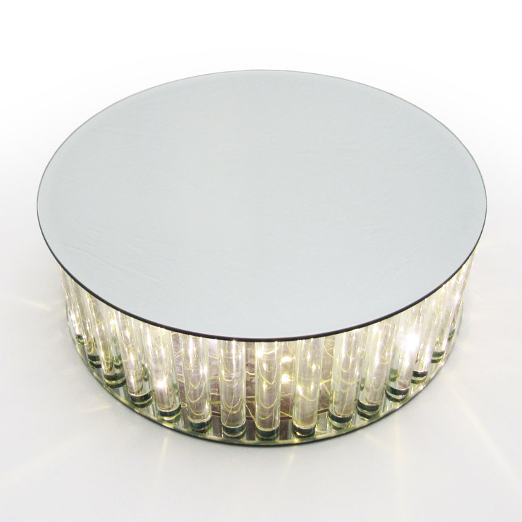 Wade Logan® Barsha Mirror Light Up Cake Stand Wayfair Canada